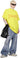 Balenciaga Yellow Distressed Darkwave Logo Oversized T-Shirt