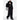 Saint Laurent Paris Black Mohair Ladder-Knit Sweater