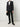 Saint Laurent Paris Navy Blue Peak Lapel Tuxedo Blazer