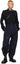 Bottega Veneta Navy Blue Nylon Barrel-Leg Zip Cargo Pants