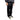 Saint Laurent Paris Black Crinkle High-Waisted Wide-Leg Jeans