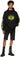 Vetements Black Neon Yellow Crest Logo Oversized Hoodie