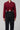 Y/Project Burgundy Ruched Corset Polo