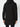 Balmain Black Contrast-Panel Wool-Blend Longline Hoodie