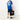 Off-White Blue Half Arrow Embroidered Oversized T-Shirt