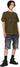 Givenchy Khaki Double Layer Cut-Out Oversized T-Shirt