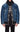 Balenciaga Runway Blue Layered Denim Puffer Jacket