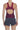 Martine Rose Burgundy Logo Patch Swim Vest