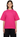 AMI Fuchsia Ami De Couer Logo Oversized T-Shirt