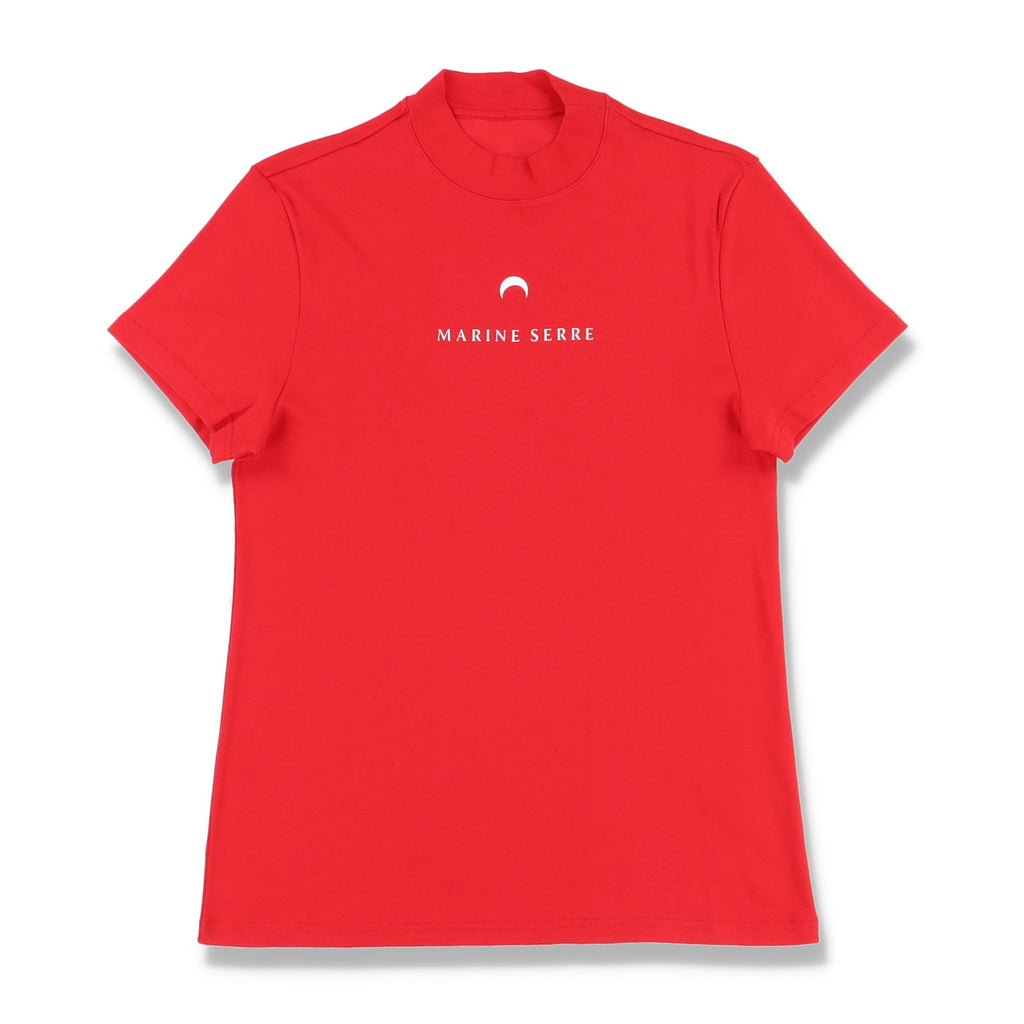 Marine Serre Red Logo Print T-Shirt