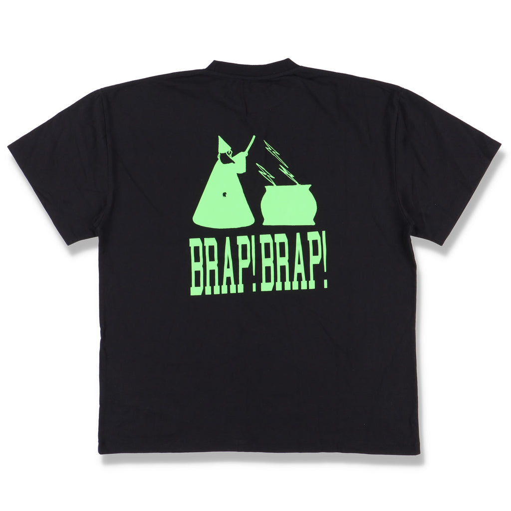 Aries Black Roadman Wizard Print T-Shirt