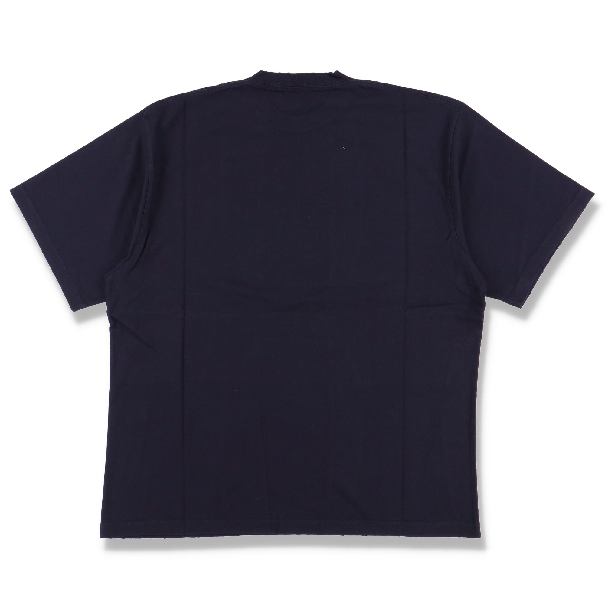 Balenciaga Navy Blue No Comment Oversized T Shirt Balewink