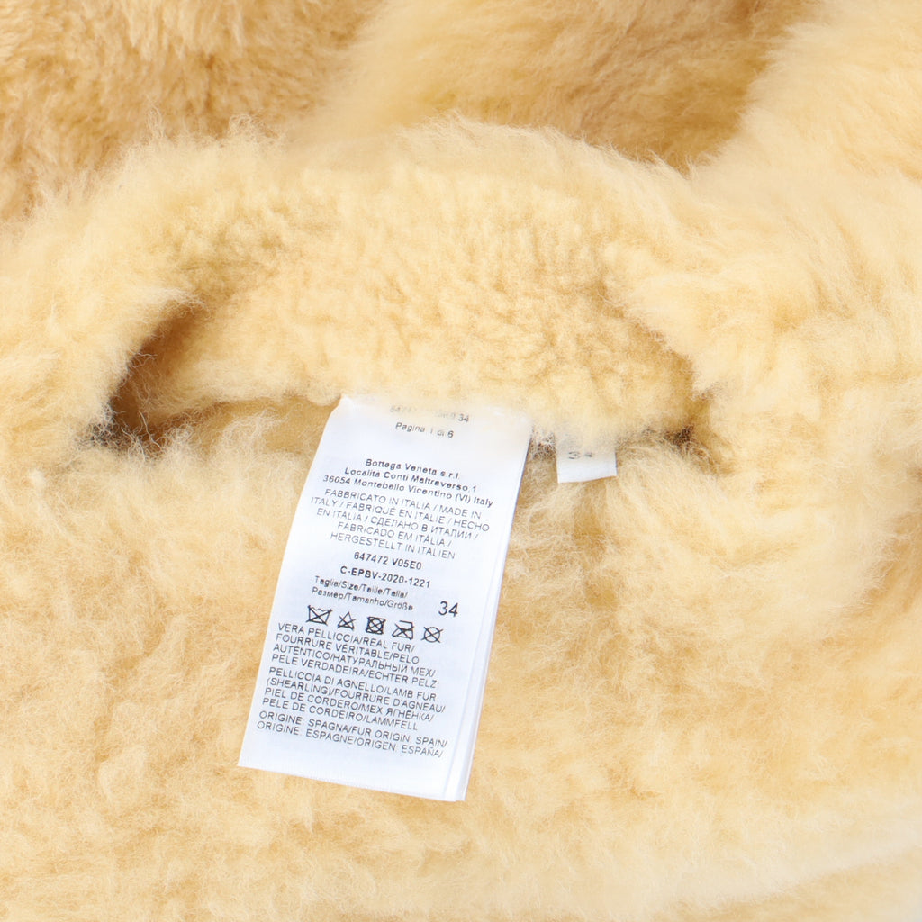 Bottega Veneta Butter Teddy Shearling Coat – Balewink