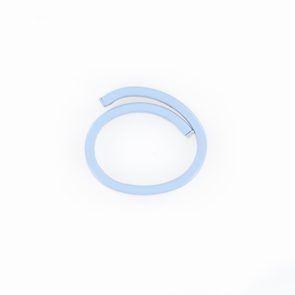 Bottega Veneta Blue Wraparound Nappa Leather Bracelet