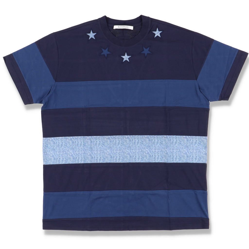 Givenchy 1 of 1 Blue Stars and Stripes T-Shirt
