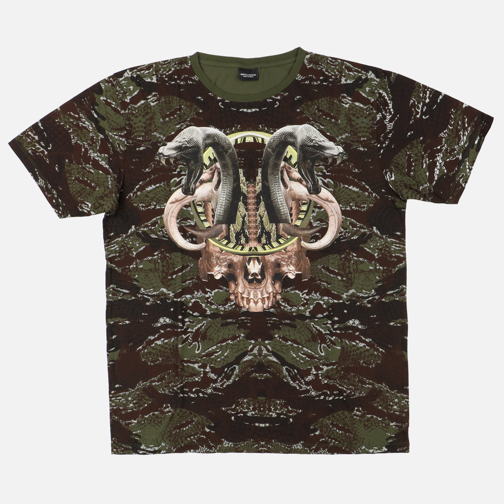 Marcelo Burlon Cardenas Viper Skull Camo T-Shirt