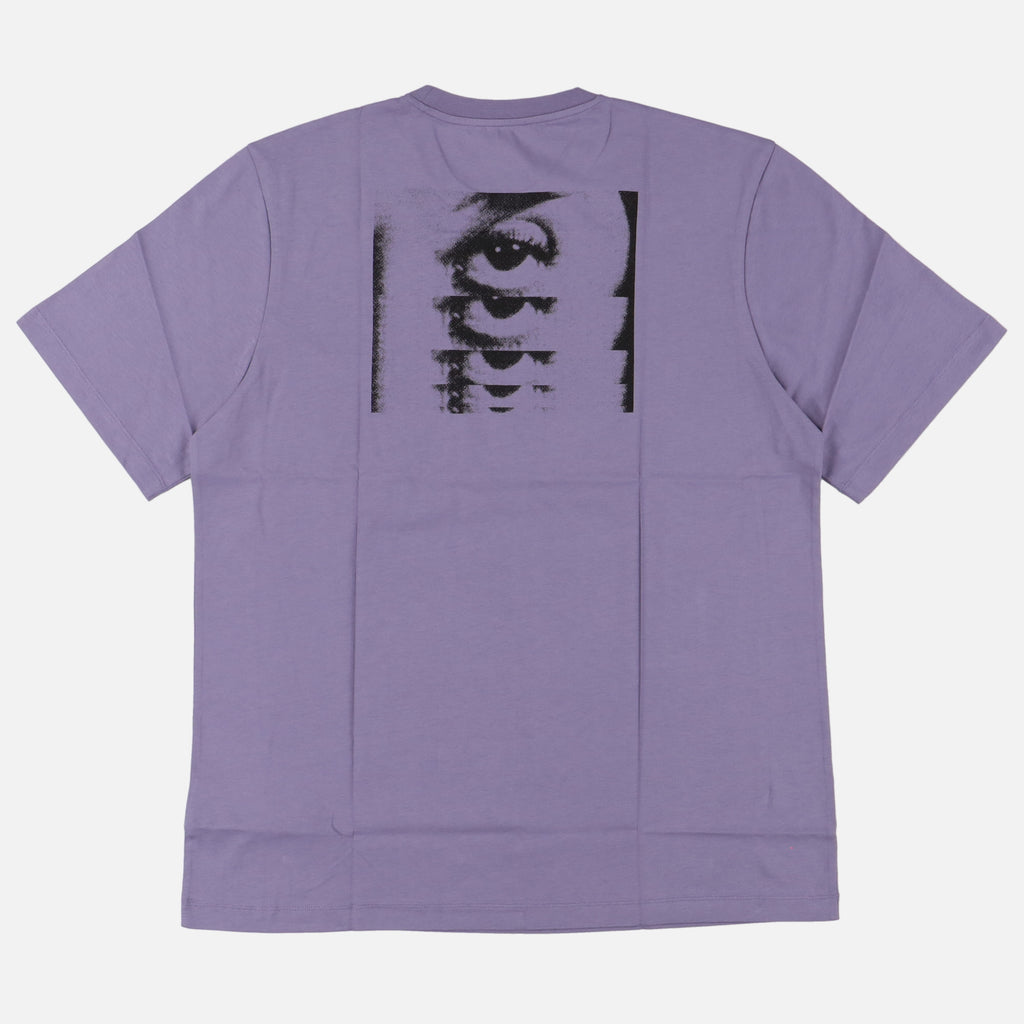 Oamc Dali Purple Eyes Print T-Shirt
