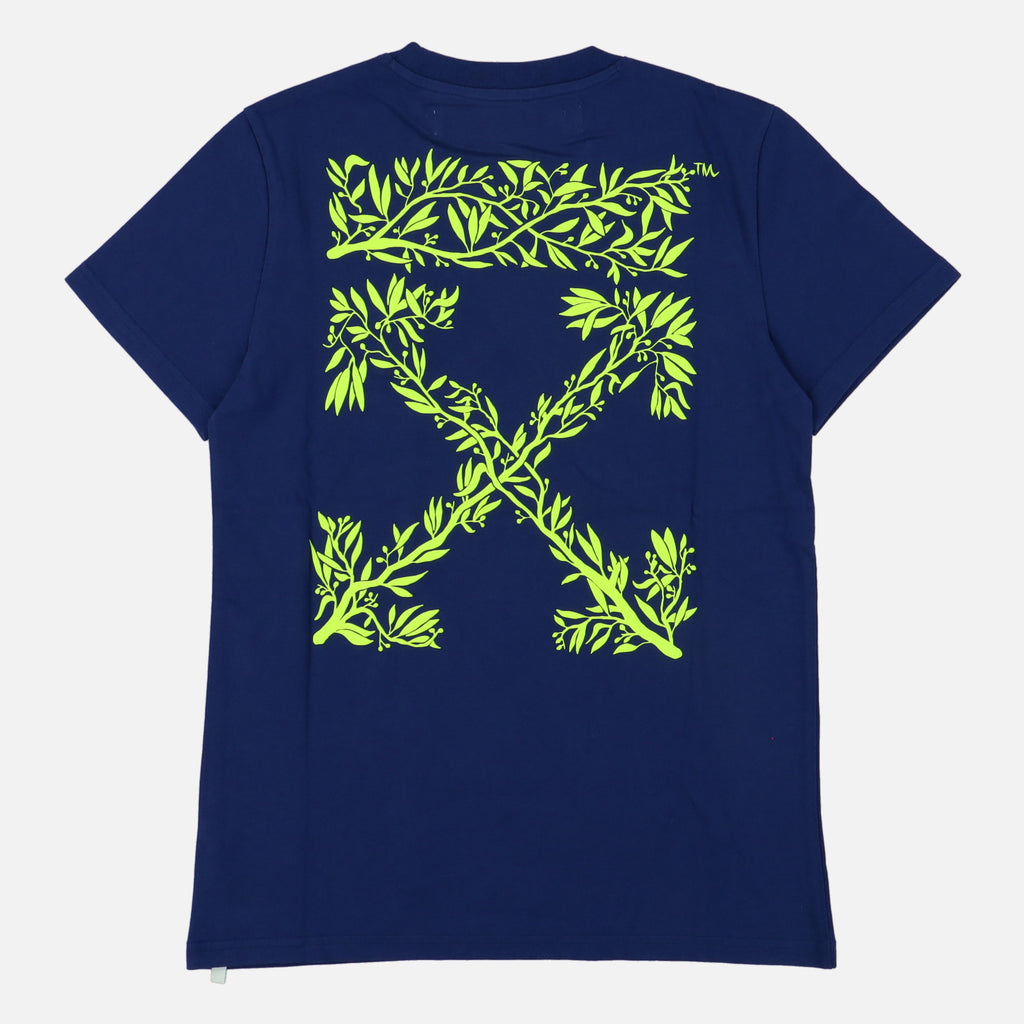 Off-White Blue Hanna Leaves Arrows T-Shirt