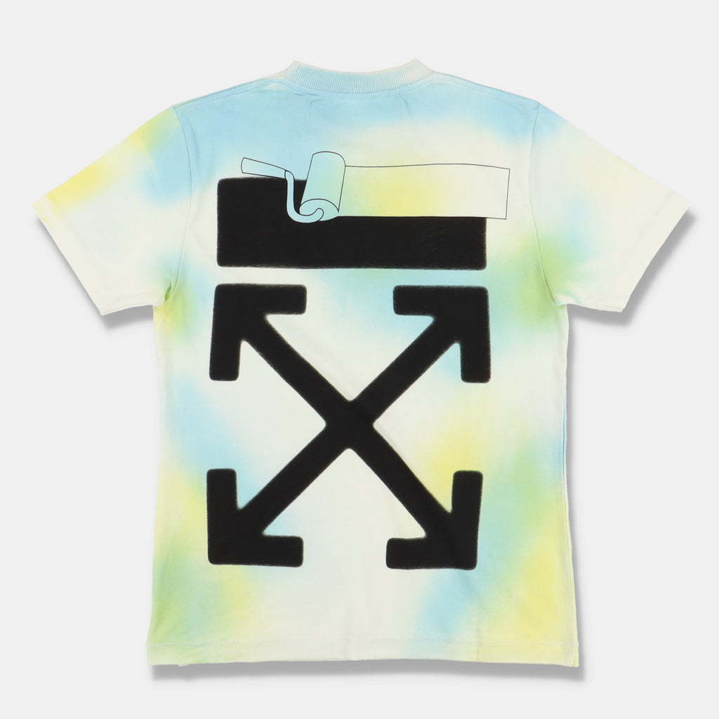 Off-White x The Webster Tie Dye Paint Roller Arrows T-Shirt