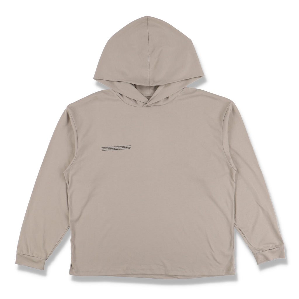 Pangaia Stone Grey Loungewear Hooded Top