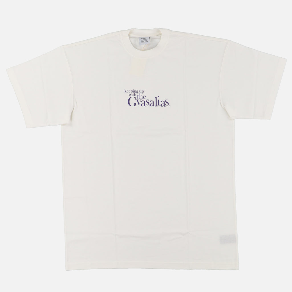 Vetements White Gvasalias T-Shirt