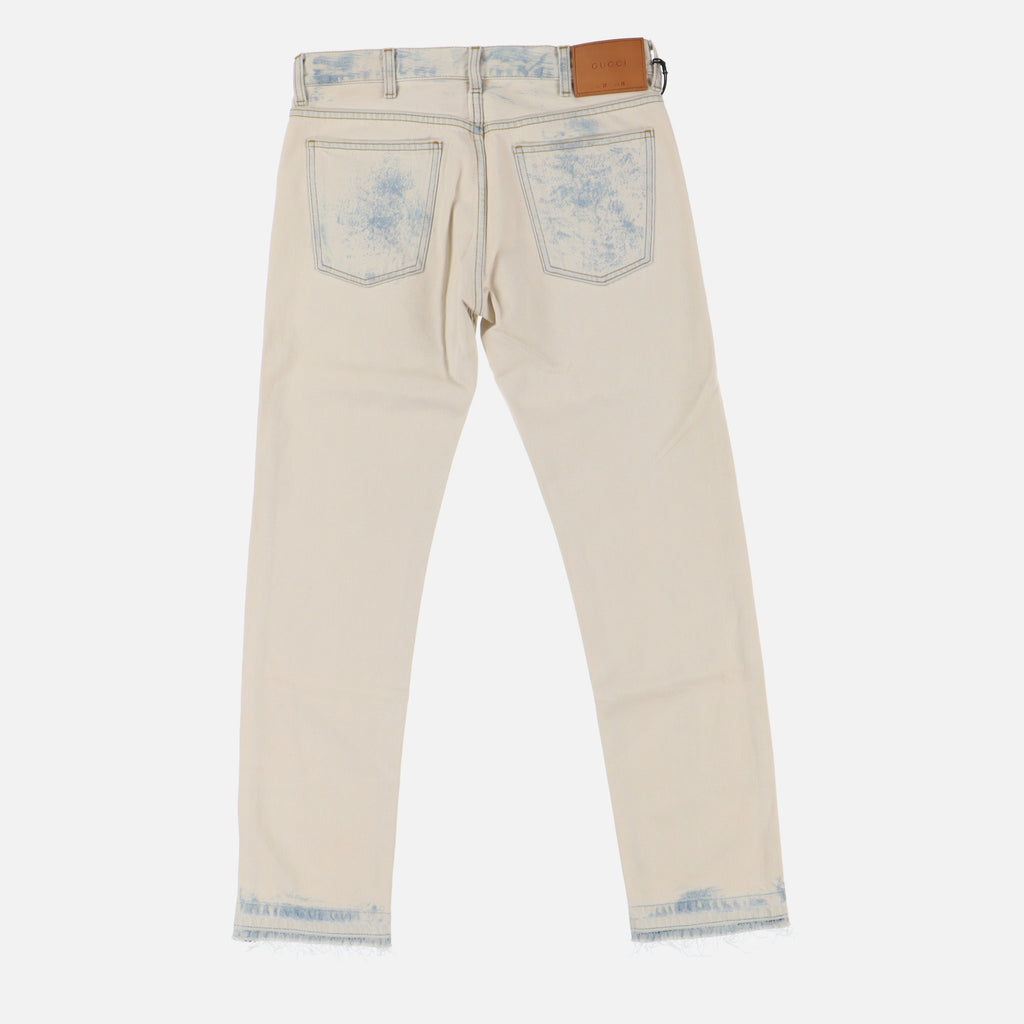 Gucci Bleached Punk Slim Jeans – Balewink