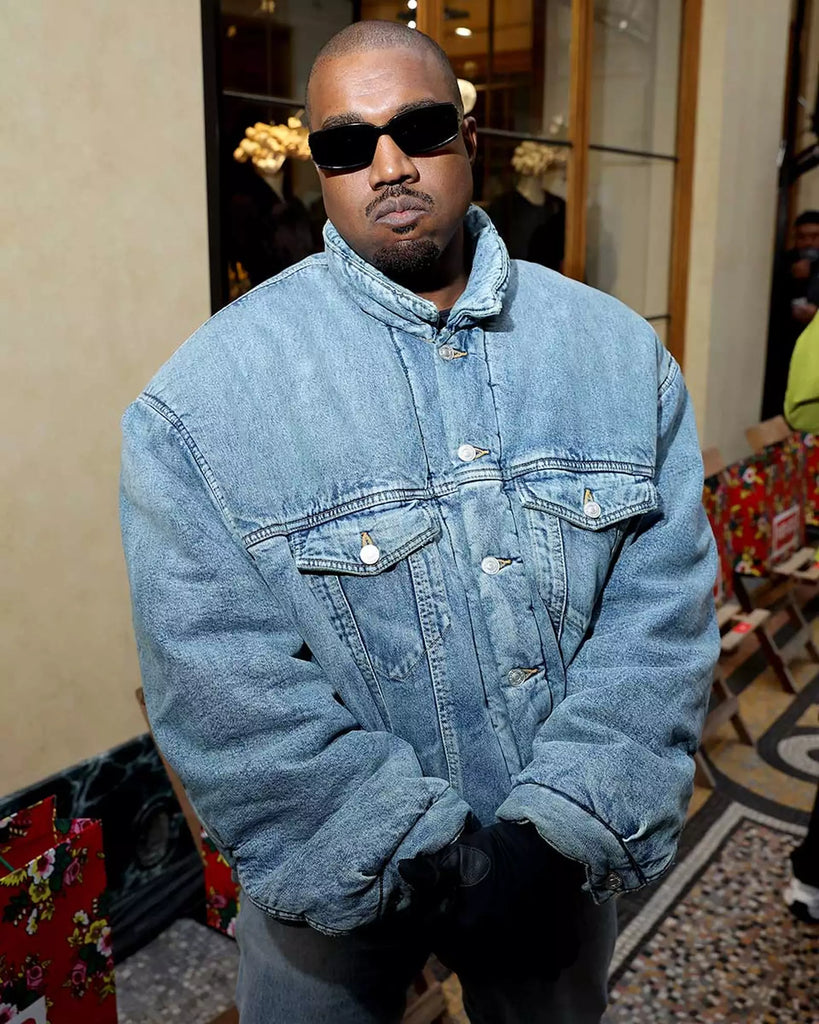 Balenciaga Blue Year of The Tiger Padded Denim Jacket Balewink